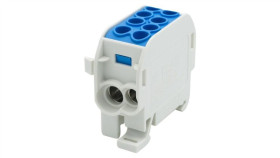 Zacisk Hls 125A-2 (1X35,1X25 / 1X35,1X25) Al/Cu - Niebieski