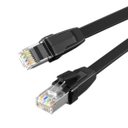 Płaski kabel sieciowy z metalowymi wtyczkami U/FTP Ethernet RJ45 Cat. 8 do 40Gbps Ugreen 10983 5m