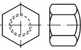 Nakrętki z łbem M6 TOOLCRAFT TO-6857421 DIN 917 50 szt.