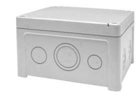 Obudowa ogólnego użytku Szary IP65 Poliuretan, 130 x 130 x 75mm, RS PRO