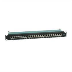 VALUE Patch panel kat. 6 (klasa E) 19, 24 P, ekranowany, czarny