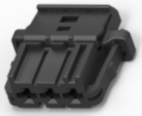 Socket, unequipped, 3 pole, straight, 1 row, black, 1-968976-1