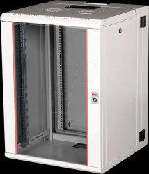 26210013 19-inch wall-mounted housing, 16 U, depth 600 mm
