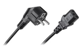 KABEL ZASILAJĄCY KOMPUTEROWY 2m PROSTY.