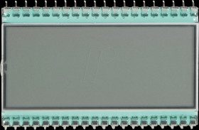 DE 119-RS-20/7,5 LCD 7-segment, 1x4.0, H:12.7mm, reflective