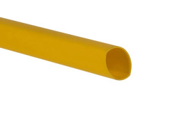 Wąż termokurczliwy 6.4/3.2-Z żółty 1/4 NA201064N /50szt./