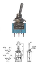PRZEŁĄCZNIK 2-POZYCJE 3-PINY (102) KN1