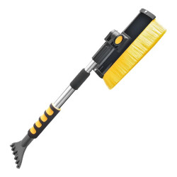 Skrobaczka do szyby do auta L teleskopowa ze szczotką do śniegu