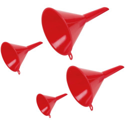 Sealey F92 Small Funnel Set 4pc Economy Fixed Spout