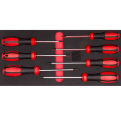 Zestaw wkrętaków RS PRO Star 7 szt. długość całkowita 170 mm, 180 mm, 200 mm, 215 mm, 225 mm