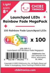 Chibitronics Launchpad leds rainbow fade megapack