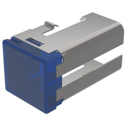 Soczewki do wskaźników, 03-921, Niebieski, Prostokąt, długość: 19