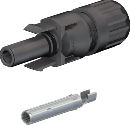 Złącze solarne Żeński 22.5A 1 kV, Montaż na panelu 2.5mm²