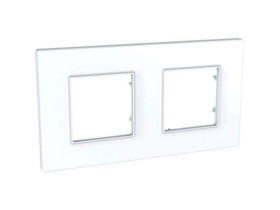 UNICA QUADRO Ramka 2 podwójna biel polarna MGU2.704.18 SCHNEIDER ELECTRIC