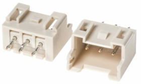 Wtyk PCB 3-pinowe raster: 2.5mm -rzędowe RS PRO Przewlekany Męski 3A 250V