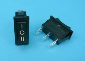 RS-1391-DBB7 ON-OFF-ON 3-PIN 10A AC