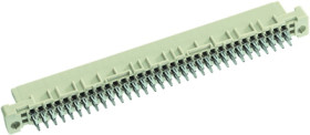 Female connector, type B, 32 pole, a-b, pitch 2.54 mm, press-in connection, straight, 09022326850