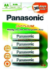 4 x akumulatorki Panasonic Infinium R6 AA 2100mAh