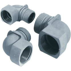 LAPP 52106240 SKINDICHT KW-M32 x 1.5 Plastic Elbow Silver-grey (RAL 7001)