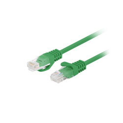 Patchcord - przewód sieciowy Ethernet 0,25m kat.5E UTP, zielony, Lanberg