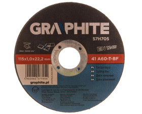 Tarcza tnąca do metalu 115 x 1.0 x 22.2 mm, 41 A60-T-BF