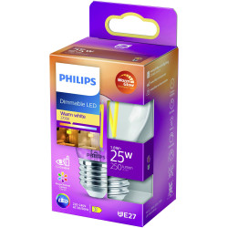 Philips 871951432419000 LED 2.5W E-27 Warm White Clear Teardrop Lamp