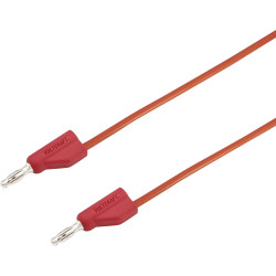 VOLTCRAFT MSB-300 Test lead Banana jack 4 mm 2.00 m Red