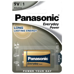 bateria 6LR61/9V (R9*) PANASONIC EVERYDAY POWER (blister) - 1 sztuka