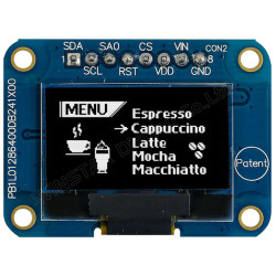 Winstar WEA012864DWPP3N00001 OLED COG 128x64 white 0.96&quot; on PCB I2C