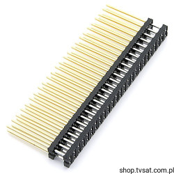 2X25-PIN-BLOCK Connector 2 x 25Pin h=15mm R=2.0mm THT MOLEX