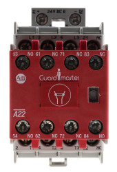 Stycznik 24 V DC Allen Bradley styki: 3 16 A 2NO + 3NC 100S-C16EJ23C