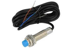 Czujnik; indukcyjny; LM12-3004NA; NPN; NO; 4mm; 6÷36V; DC; 200mA; cylindryczny metalowy; fi 12mm; 55mm; wysunięty; z przewodem;