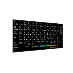 Keyboard Sticker "Commodore Plus/4" (black)