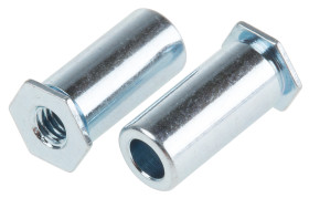 Kołek dystansowy, Stalowe, Powlekane cynkiem, M3, średnica otworu: 5.4mm