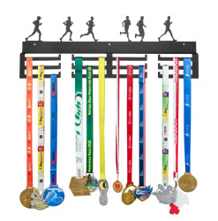 Wieszak metalowy na medale biegacze 60cm