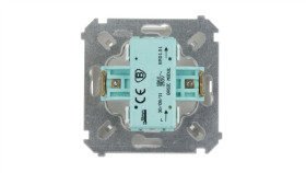 Simon Basic Przycisk /Dzwonek/, Szybkozłącza, Biały Bmd1.01/11