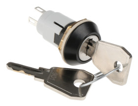 Wyłącznik kluczykowy IP67, SPDT, 3 A przy 50 V DC, 5 A przy 115 V AC 2-Way, -20 → +65°C
