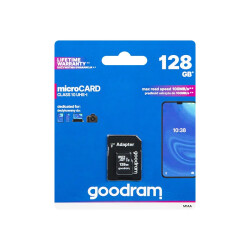 Karta SD 128GB micro+adapter GOODRAM class10