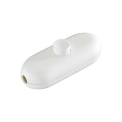 interBär 5044-008.01 Pull Switch White Off/On 2A 2/3-wire compatibility