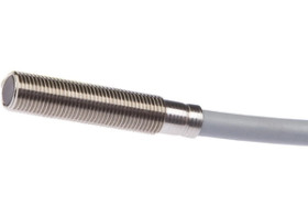 Czujnik indukcyjny M5x0.5 dł: 25mm zabudowany Sn: 1.5mm 10-30V DC PNP NC kabel 5m PUR IP67 IB050206