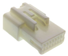 Złącze samochodowe 16-pinowe TE Connectivity 2-rzędowe Żeński TH 025 Montaż na kablu Obudowa złącza samochodowego