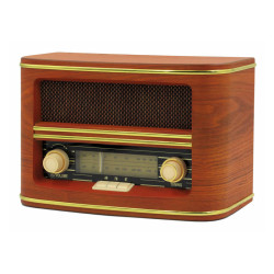 Radio AM/FM Retro RD-1901BT Jasny Brąz, Bluetooth