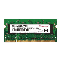 RAM, 512 MB, DDR2, gniazdo: SODIMM, 1.8V