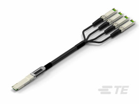 Wtykowe złącze we/wy, seria: QSFP, typ: Zespół kablowy, 16-pinowe 500mA, 3,5 V