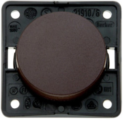 Integro Łącznik klawiszowy 1-biegunowy brązowy mat 936512501