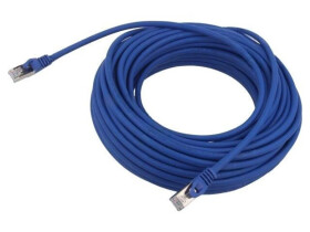 Patch cord S/FTP, Cat 6a, wtyk RJ45 z obu stron, linka, Cu, 20m PP6A-LSZHCU-B-20M