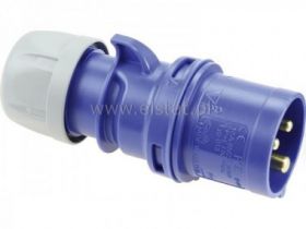 Wtyczka 230V, prosta PCE 013-6, zaciski śrubowe