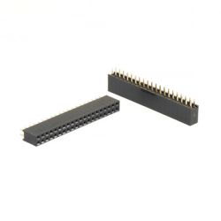 LISTWA DWURZĘDOWA PROSTA 2X20PIN R-2,54 GNIAZDO PBD-40S RoHS