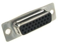 DHS-26-G Gniazdo trójrzędowe lutowane na kabel pin 26