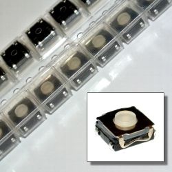 KSC241G Micro Switch SMD h=3,5mm; 6,2x6,2mm styki srebrzone cena netto